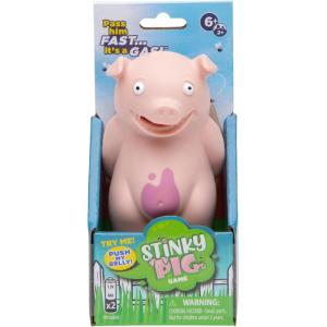 Stinky Pig Game Dice Game – Family Kids Games, Travel Games, Fast, Musical Active Kids Game with Funny Sounds, Multi-Player, Ages 6+(Stinky Pig)