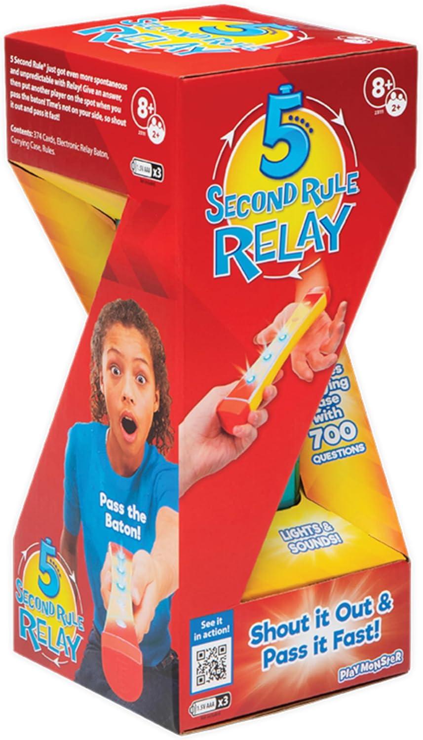 image:image5 Second Rule Relay Family Party Game Electronic Relay Baton Shout It Out amp Pass It Fast for 2 or More Players for Kids Ages 8 and UpRelay