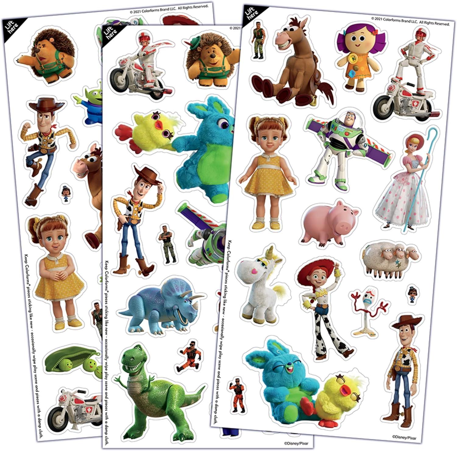 image:imageColorforms Bluey Set  Repositionable Pieces Stick Like Magic  Scenes and Pieces from The Show Bluey for Storytelling Imaginative Play  Ages 3Toy Story