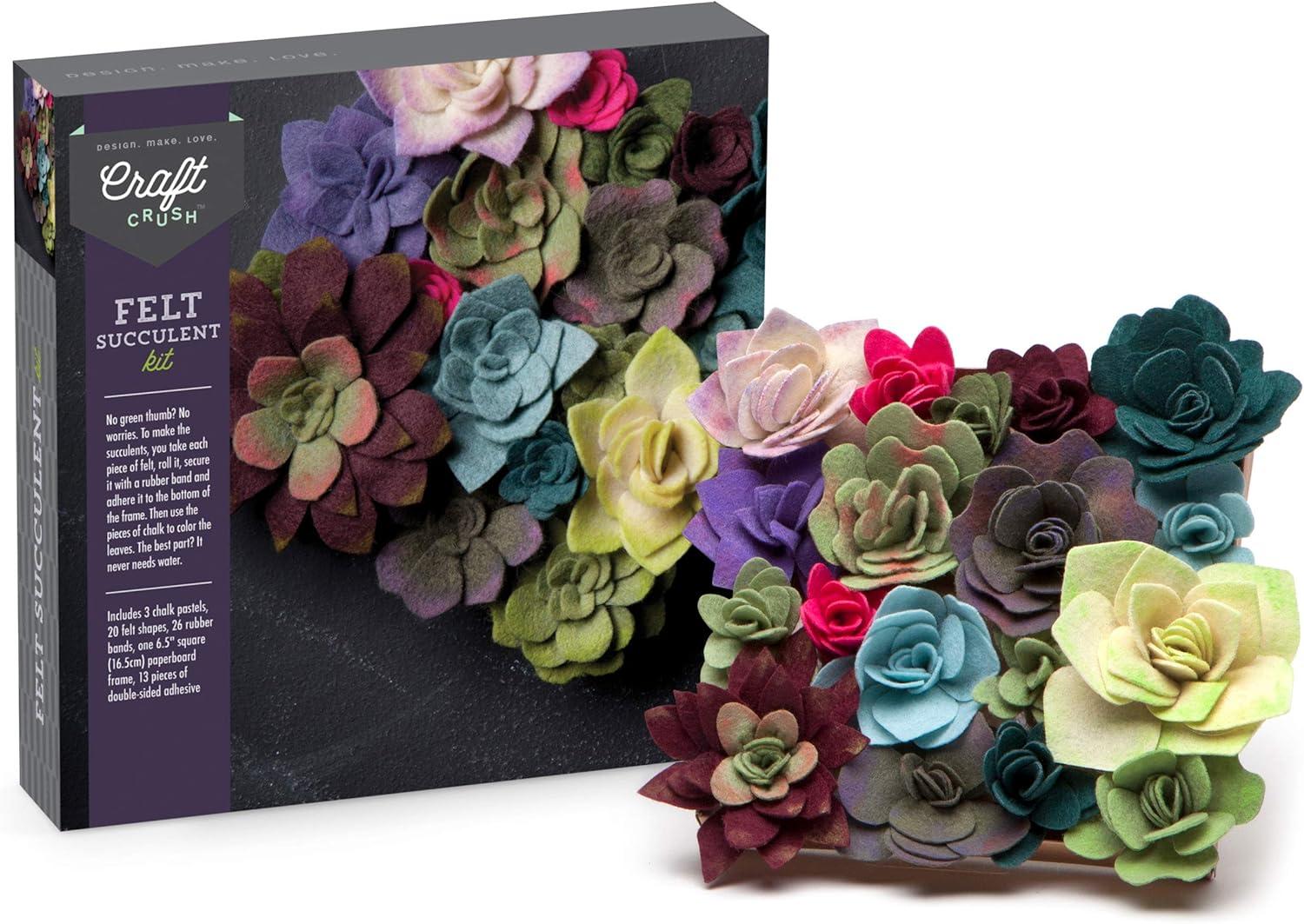 image:imageCraft Crush Mini Plants Terrariums Easy Fun Arts and Craft Kit Make 3 Charming Faux Terrariums For Ages 13 and UpSmall