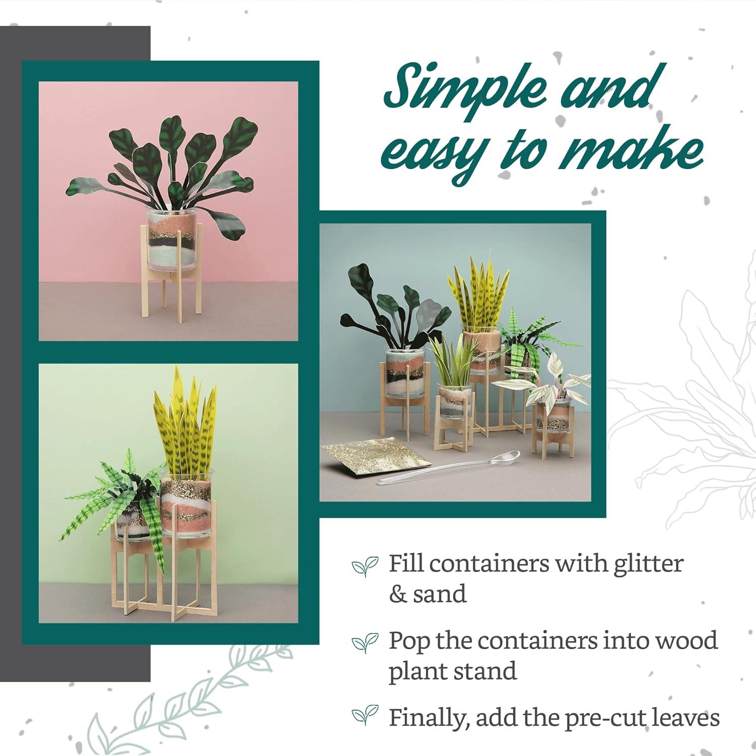 image:imageCraft Crush Faux Plant Sand Craft Kit DIY Home Decor for Desk Dresser amp Office