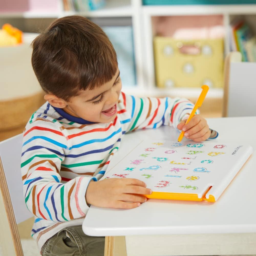 image:imagePlayskool Magnatab GlowinTheDark Learning and Sensory Drawing Tool for Kids Ages 3 and Upa to z Lowercase