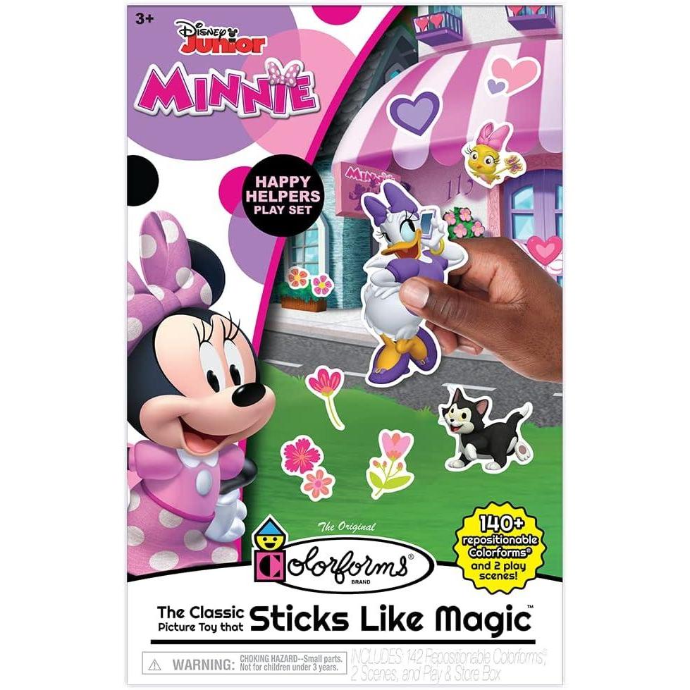 image:imageColorforms Bluey Set  Repositionable Pieces Stick Like Magic  Scenes and Pieces from The Show Bluey for Storytelling Imaginative Play  Ages 3Minnie Mouse