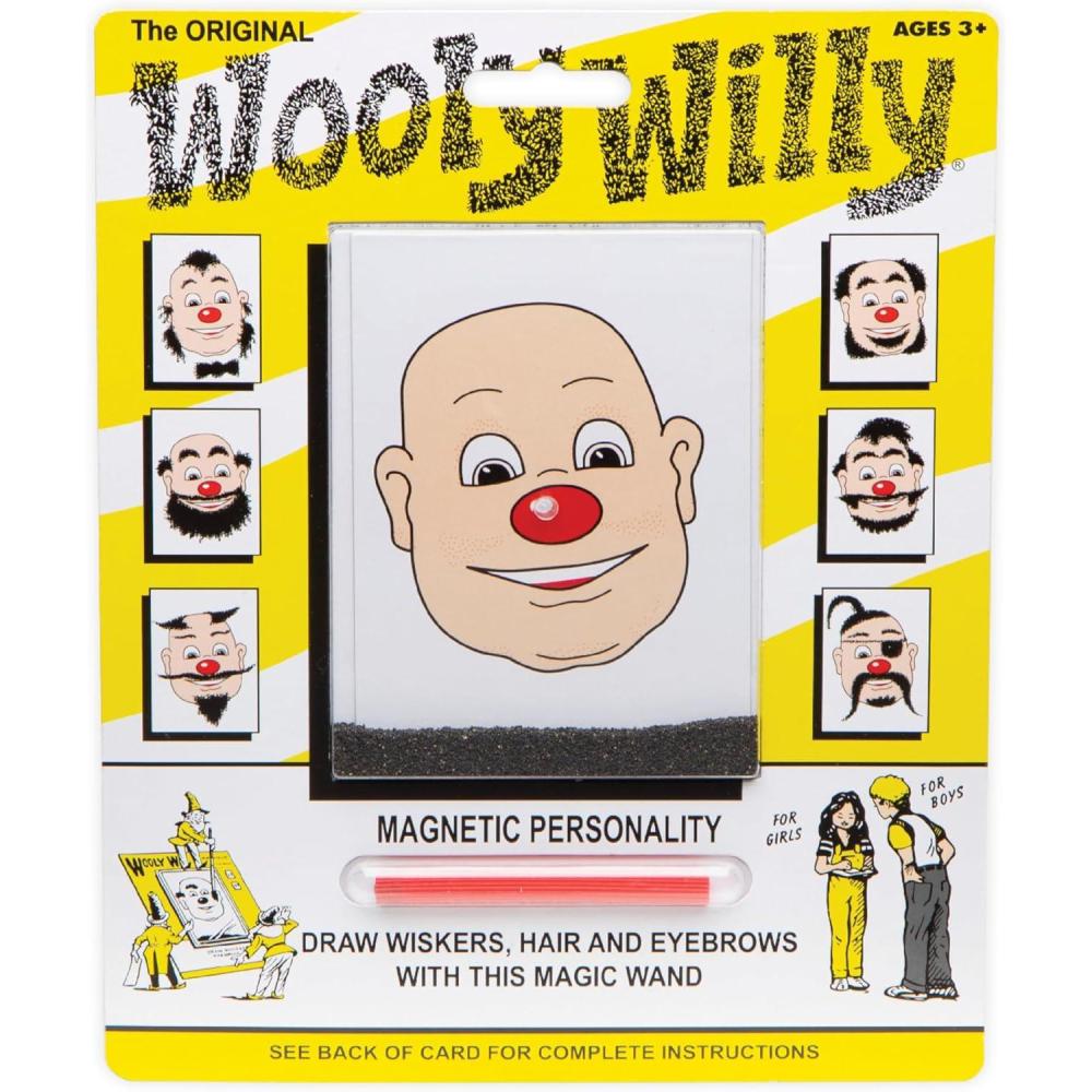 image:imageOriginal Wooly Willy Magnetic Personalities  Drawing Kit Arts and Crafts Fidget Toys for Kids Draw on Woolys Face Portable Easy to Use Zero Mess Drawing ScreenFree Toys Ages 3Wooly Willy New