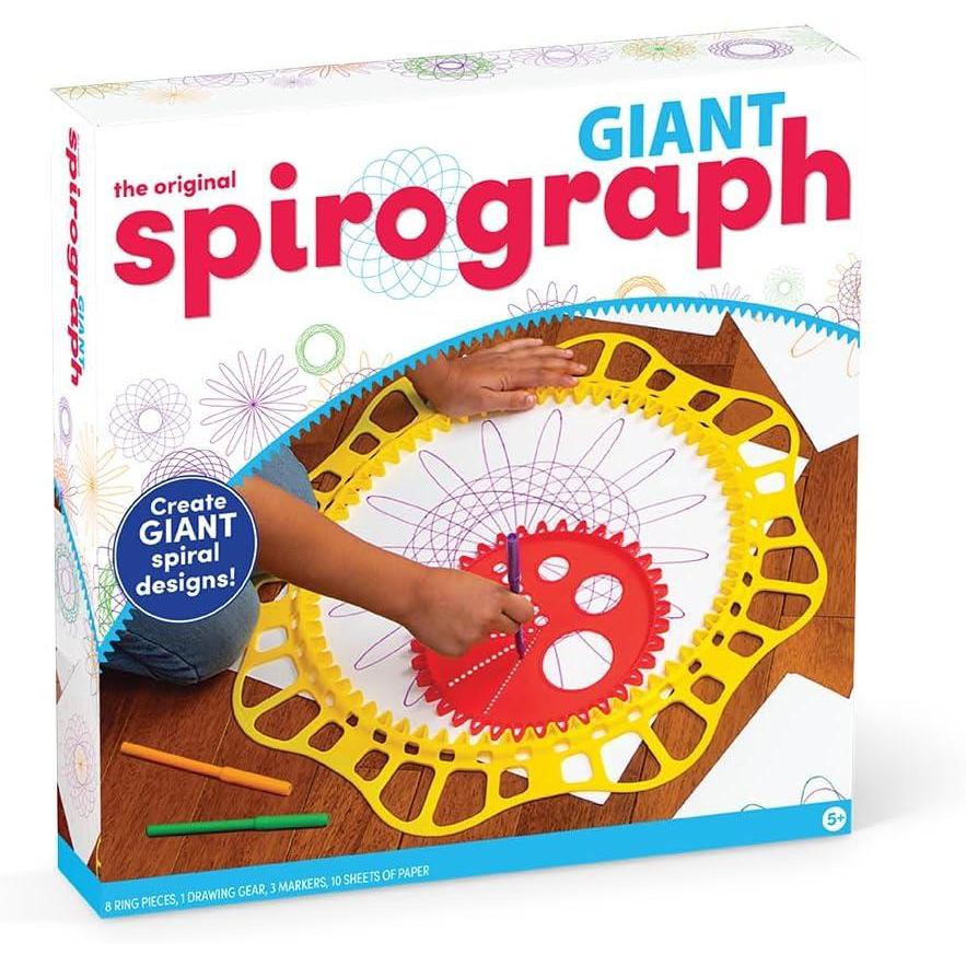 image:imageSpirograph Giant Arts and Crafts Kids Toys Art Supplies Craft Supplies Drawing Kit Spiral Art Classic Gear Design Kit Markers Ages 8
