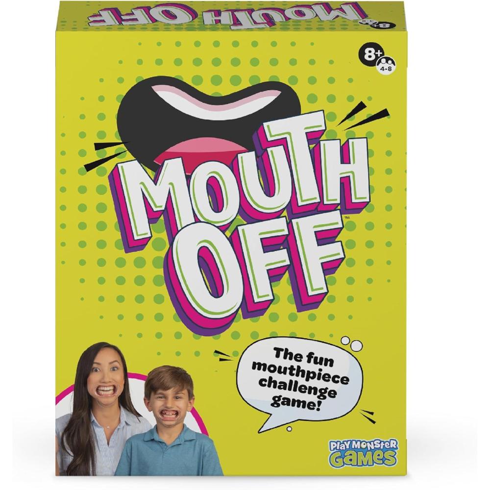 image:imageSwallow Your Words Card Games  Board Game for Family Game Night Sip It Say It Dont Spray It Multiplayer Game Guess The Phrase Before The Timer Runs Out Ages 8Mouth Off