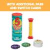 5 Second Rule Relay – Family Party Game – Electronic Relay Baton – Shout It Out & Pass It Fast! – for 2 or More Players, for Kids Ages 8 and Up(Mini Family)
