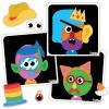 Colorforms — Silly Faces Game — Family Fun with Classic Activity — Ages 3+(New & Improved)