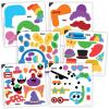 Colorforms — Silly Faces Game — Family Fun with Classic Activity — Ages 3+(New & Improved)