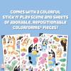 Colorforms Bluey Set – Repositionable Pieces Stick Like Magic – Scenes and Pieces from The Show Bluey for Storytelling Imaginative Play – Ages 3+(Bluey)