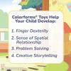 Colorforms Bluey Set – Repositionable Pieces Stick Like Magic – Scenes and Pieces from The Show Bluey for Storytelling Imaginative Play – Ages 3+(Bluey)
