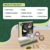 Craft Crush — Mini Plants Terrariums Easy Fun Arts and Craft Kit — Make 3 Charming Faux Terrariums! — For Ages 13 and Up(Mini (4 Pack))