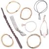 Craft Crush Bracelet Maker Set – DIY Jewelry Making Kit for Teens & Adults – Makes 8 Friendship Bracelets – Mini Kit for Ages 13+(Small)