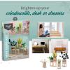 Craft Crush Faux Plant Sand Craft Kit – DIY Home Decor for Desk, Dresser & Office