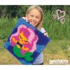 LatchKits Latch Hook Kits for Kids – Kids Crafts, Arts and Crafts, Yarn Art, Wall Hanging & Mini-Rugs, Craft Supplies, Pre-Cut Yarn, Easy to Follow Pattern, Hook Included, Arts & Craft, Ages 6+(Mermaid)