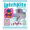 LatchKits Latch Hook Kits for Kids – Kids Crafts, Arts and Crafts, Yarn Art, Wall Hanging & Mini-Rugs, Craft Supplies, Pre-Cut Yarn, Easy to Follow Pattern, Hook Included, Arts & Craft, Ages 6+(Pineapple)