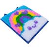 LatchKits Latch Hook Kits for Kids – Kids Crafts, Arts and Crafts, Yarn Art, Wall Hanging & Mini-Rugs, Craft Supplies, Pre-Cut Yarn, Easy to Follow Pattern, Hook Included, Arts & Craft, Ages 6+(Rainbow)