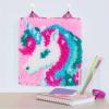 LatchKits Latch Hook Kits for Kids – Kids Crafts, Arts and Crafts, Yarn Art, Wall Hanging & Mini-Rugs, Craft Supplies, Pre-Cut Yarn, Easy to Follow Pattern, Hook Included, Arts & Craft, Ages 6+(Unicorn)