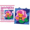 LatchKits Latch Hook Kits for Kids – Kids Crafts, Arts and Crafts, Yarn Art, Wall Hanging & Mini-Rugs, Craft Supplies, Pre-Cut Yarn, Easy to Follow Pattern, Hook Included, Arts & Craft, Ages 6+(Mermaid)