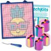 LatchKits Latch Hook Kits for Kids – Kids Crafts, Arts and Crafts, Yarn Art, Wall Hanging & Mini-Rugs, Craft Supplies, Pre-Cut Yarn, Easy to Follow Pattern, Hook Included, Arts & Craft, Ages 6+(Pineapple)