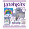 LatchKits Latch Hook Kits for Kids – Kids Crafts, Arts and Crafts, Yarn Art, Wall Hanging & Mini-Rugs, Craft Supplies, Pre-Cut Yarn, Easy to Follow Pattern, Hook Included, Arts & Craft, Ages 6+(Rainbow)