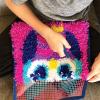 LatchKits Latch Hook Kits for Kids – Kids Crafts, Arts and Crafts, Yarn Art, Wall Hanging & Mini-Rugs, Craft Supplies, Pre-Cut Yarn, Easy to Follow Pattern, Hook Included, Arts & Craft, Ages 6+(Owl)