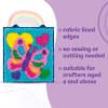LatchKits Latch Hook Kits for Kids – Kids Crafts, Arts and Crafts, Yarn Art, Wall Hanging & Mini-Rugs, Craft Supplies, Pre-Cut Yarn, Easy to Follow Pattern, Hook Included, Arts & Craft, Ages 6+(Butterfly)