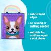 LatchKits Latch Hook Kits for Kids – Kids Crafts, Arts and Crafts, Yarn Art, Wall Hanging & Mini-Rugs, Craft Supplies, Pre-Cut Yarn, Easy to Follow Pattern, Hook Included, Arts & Craft, Ages 6+(Puppy)