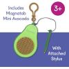 Magnatab Minis – Sensory Toys, Magnetic Drawing Tool, Toddler Writing Practice, Sensory Play, Fidget Toys, Stylus Included, Travel-Friendly, Ages 3+ – Cactus(Avocado)
