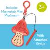 Magnatab Minis – Sensory Toys, Magnetic Drawing Tool, Toddler Writing Practice, Sensory Play, Fidget Toys, Stylus Included, Travel-Friendly, Ages 3+ – Cactus(Mushroom)