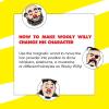 Original Wooly Willy, Magnetic Personalities – Drawing Kit, Arts and Crafts, Fidget Toys for Kids, Draw on Wooly’s Face, Portable, Easy to Use, Zero Mess Drawing, Screen-Free Toys, Ages 3+(Wooly Willy New)