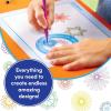 Spirograph Neon Collectors Tin – Arts and Crafts, Kids Toys, Art Supplies, Craft Supplies, Drawing Kit, Spiral Art, Classic Gear Design Kit, Pens, Design Sheet Included, Ages 8+(Spiro Markers)
