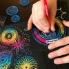 Spirograph Scratch & Shimmer – Arts and Crafts, Kids Toys, Art Supplies, Craft Supplies, Drawing Kit, Spiral Art, Classic Gear Design Kit, Magic Scratch Paper, Pen, Design Sheet Included, Ages 8+