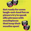 Swallow Your Words Card Games – Board Game for Family Game Night, Sip It, Say It, Don’t Spray It, Multiplayer Game, Guess The Phrase Before The Timer Runs Out, Ages 8+(Mouth Off)