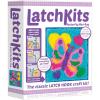 LatchKits Latch Hook Kits for Kids – Kids Crafts, Arts and Crafts, Yarn Art, Wall Hanging & Mini-Rugs, Craft Supplies, Pre-Cut Yarn, Easy to Follow Pattern, Hook Included, Arts & Craft, Ages 6+(Butterfly)