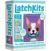 LatchKits Latch Hook Kits for Kids – Kids Crafts, Arts and Crafts, Yarn Art, Wall Hanging & Mini-Rugs, Craft Supplies, Pre-Cut Yarn, Easy to Follow Pattern, Hook Included, Arts & Craft, Ages 6+(Puppy)