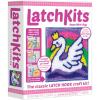 LatchKits Latch Hook Kits for Kids – Kids Crafts, Arts and Crafts, Yarn Art, Wall Hanging & Mini-Rugs, Craft Supplies, Pre-Cut Yarn, Easy to Follow Pattern, Hook Included, Arts & Craft, Ages 6+(Swan)