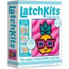 LatchKits Latch Hook Kits for Kids – Kids Crafts, Arts and Crafts, Yarn Art, Wall Hanging & Mini-Rugs, Craft Supplies, Pre-Cut Yarn, Easy to Follow Pattern, Hook Included, Arts & Craft, Ages 6+(Pineapple)