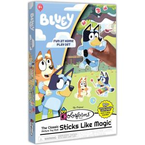 Colorforms Bluey Set – Repositionable Pieces Stick Like Magic – Scenes and Pieces from The Show Bluey for Storytelling Imaginative Play – Ages 3+(Bluey)