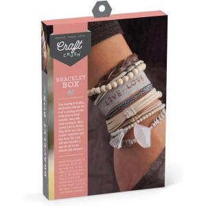Craft Crush Bracelet Maker Set – DIY Jewelry Making Kit for Teens & Adults – Makes 8 Friendship Bracelets – Mini Kit for Ages 13+(Small)