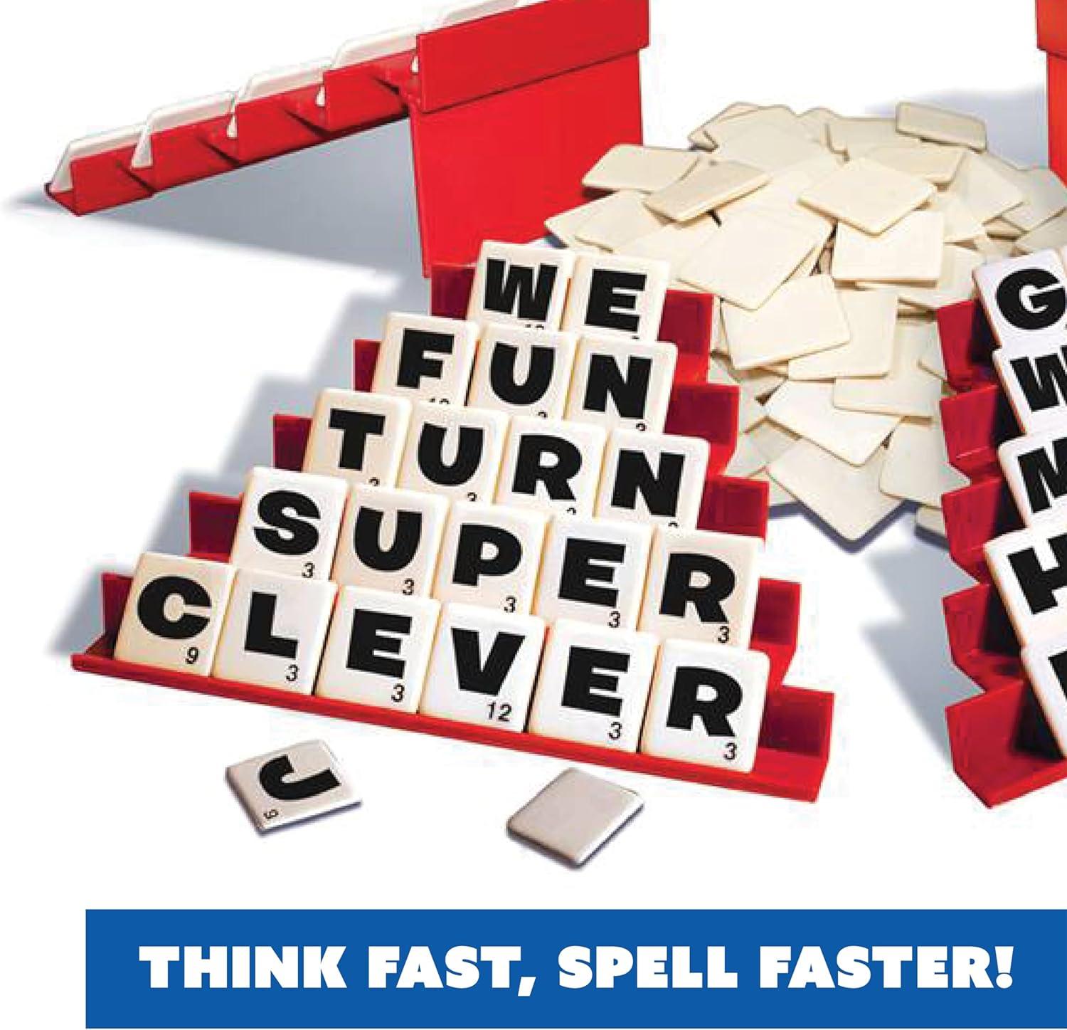 image:imageDabble Word Game FastPaced Family Board Game Enhances Spelling and Vocabulary for All Ages Spell The First Five Words AwardWinning and Educational Learning Game Great Game for All AgesDabble