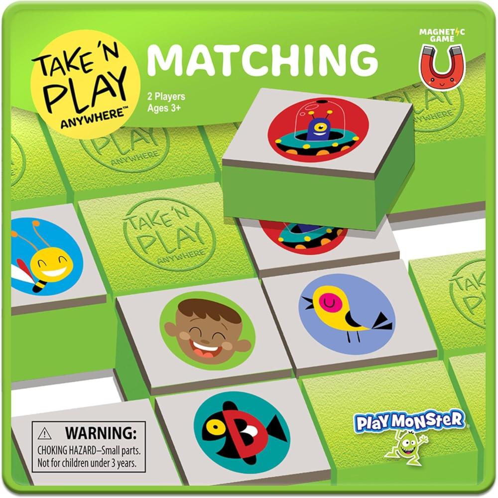 image:imagePlayMonster Take N Play Matching Game Easy to Use Hard to Lose Fun on the Go Travel Game For Ages 3