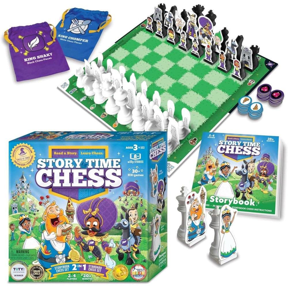image:imageStory Time Chess  Chess Sets for Kids Kids Chess Set Chess Game Toddlers Learning Games for Kids Chess Sets for Boys amp GirlsStory Time Chess 2025