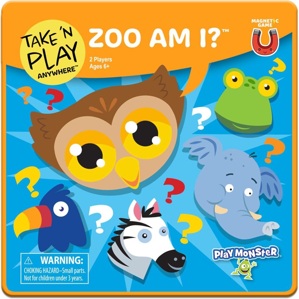 image:imageTake N Play Anywhere Zoo Am I Board Games for Kids Board Games for Family Night Family Games Game Night Family Board Games Kids Toys Travel Games Preschool Toys MultiPlayer Game Ages 6