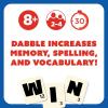 Dabble® Word Game | Fast-Paced Family Board Game | Enhances Spelling and Vocabulary for All Ages | Spell The First Five Words | Award-Winning and Educational Learning Game | Great Game for All Ages(Dabble)