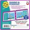 PlayMonster Take ‘N Play Anywhere — Checkers — Magnetic Travel Game — Fun on The Go! — for Ages 4+(Sharks N Minnows)