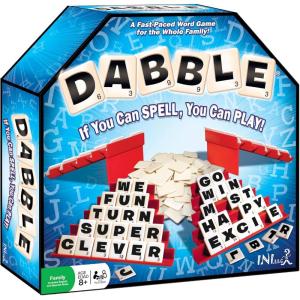 Dabble® Word Game | Fast-Paced Family Board Game | Enhances Spelling and Vocabulary for All Ages | Spell The First Five Words | Award-Winning and Educational Learning Game | Great Game for All Ages(Dabble)