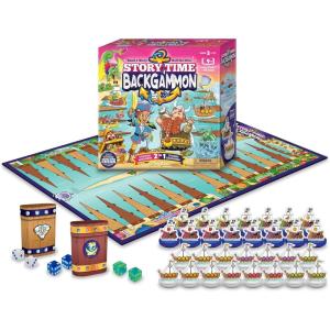 Story Time Chess – Chess Sets for Kids, Kids Chess Set, Chess Game Toddlers, Learning Games for Kids, Chess Sets for Boys & Girls(Backgammon)