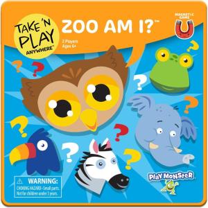 Take N Play, Anywhere Zoo Am I, Board Games for Kids- Board Games for Family Night, Family Games, Game Night, Family Board Games, Kids Toys, Travel Games, Preschool Toys, Multi-Player Game, Ages 6+