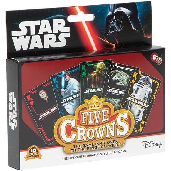 image:imageFive Crowns Card Games Star Wars Family Games Night Card Games for Families MultiPlayer Star Wars Toys Travel Games Playing Cards Family ActivitiesFive Crowns Star Wars